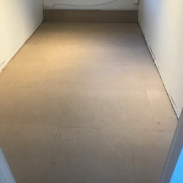 Nytt golv efter renovering